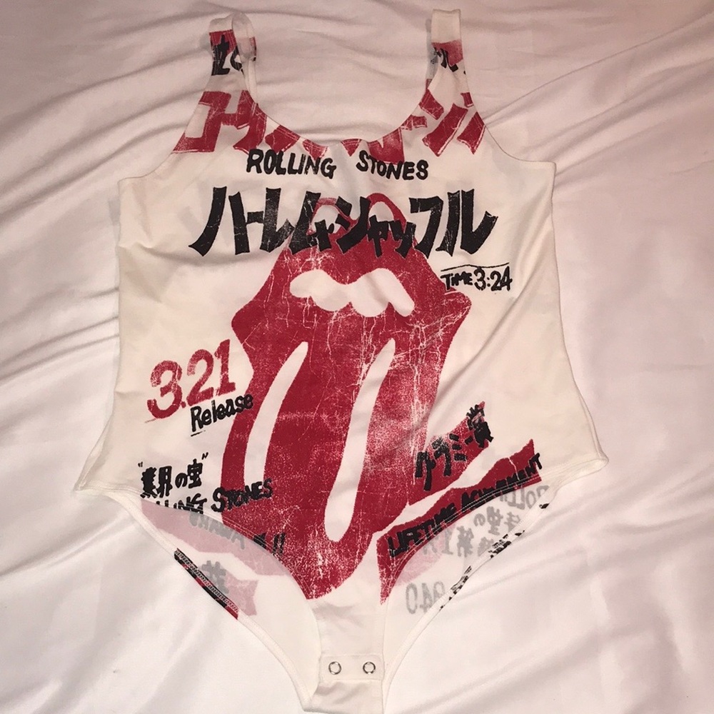 NWT forever 21 Rolling Stones Bodysuit